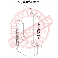 Pánt dverí A=54mm L=130mm