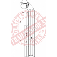 Stĺpik SNCO predný ľavý 2880mm